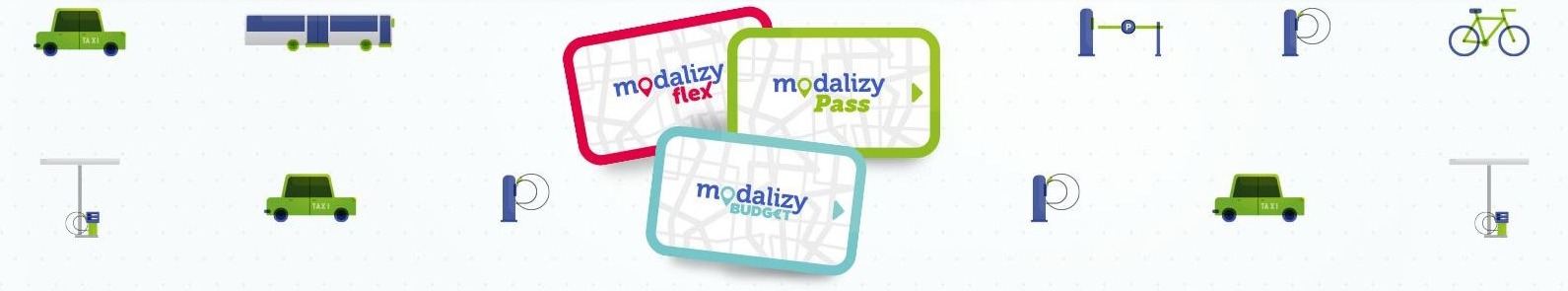 Verschillende symbolen mobiliteit